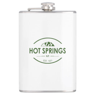 Nationalpark Hot Springs Flachmann