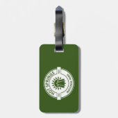 Nationalpark Hot Springs Gepäckanhänger (Rückseite vertikal)