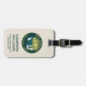 Nationalpark Hot Springs Gepäckanhänger (Vorderseite horizontal)