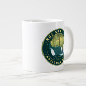 Nationalpark Hot Springs Jumbo-Tasse (Vorderseite Rechts)