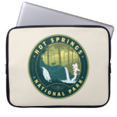 Nationalpark Hot Springs Laptopschutzhülle (Vorderseite)