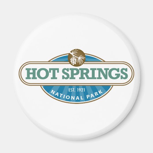 Nationalpark Hot Springs Magnet (Vorne)