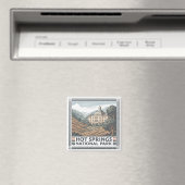 Nationalpark Hot Springs Magnet (In Situ (Geschirrspüler))