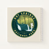 Nationalpark Hot Springs Notizblock (Rückseite)