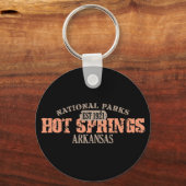 Nationalpark Hot Springs Schlüsselanhänger (Vorderseite)