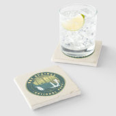 Nationalpark Hot Springs Steinuntersetzer (Seitenansicht)