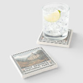 Nationalpark Hot Springs Steinuntersetzer (Seitenansicht)