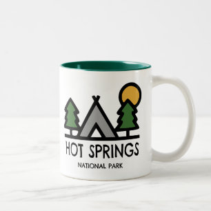Nationalpark Hot Springs Zweifarbige Tasse
