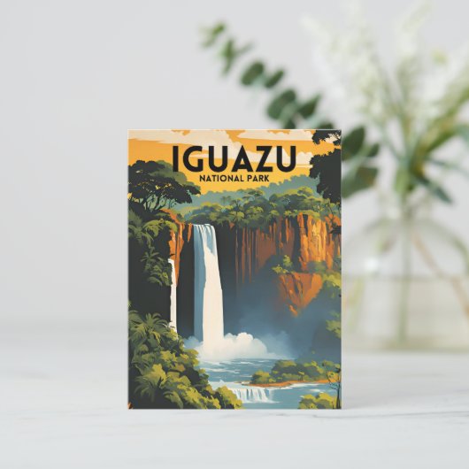 Nationalpark Iguazu Postkarte (Stehend Vorderseite)