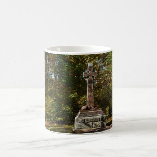 Nationalpark-irisches Brigaden-Denkmal Gettysburg Kaffeetasse (Mittel)