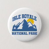 Nationalpark Isle Royale Button (Vorderseite)