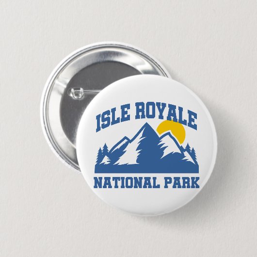 Nationalpark Isle Royale Button (Vorne & Hinten)