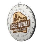 Nationalpark Isle Royale Dartscheibe (Vorderseite rechts)