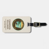 Nationalpark Isle Royale Gepäckanhänger (Vorderseite horizontal)