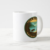 Nationalpark Isle Royale Jumbo-Tasse (Vorderseite Rechts)