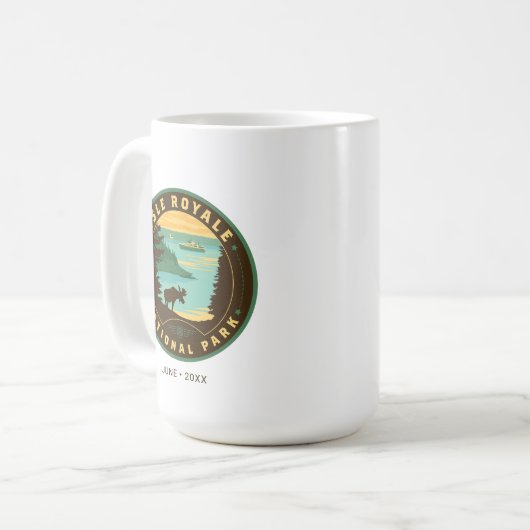Nationalpark Isle Royale Kaffeetasse (Vorderseite Links)