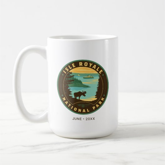 Nationalpark Isle Royale Kaffeetasse (Links)