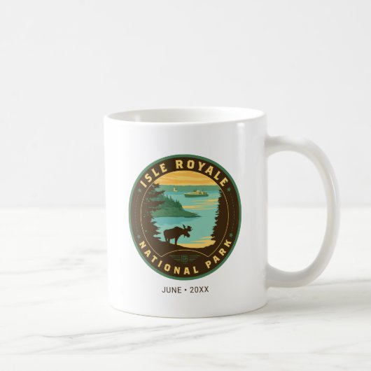 Nationalpark Isle Royale Kaffeetasse (Rechts)