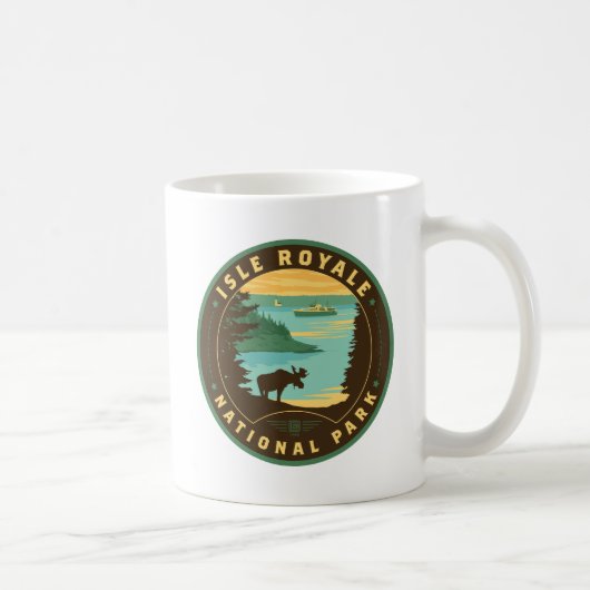 Nationalpark Isle Royale Kaffeetasse (Rechts)