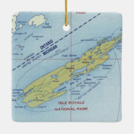 Nationalpark Isle Royale Keramikornament