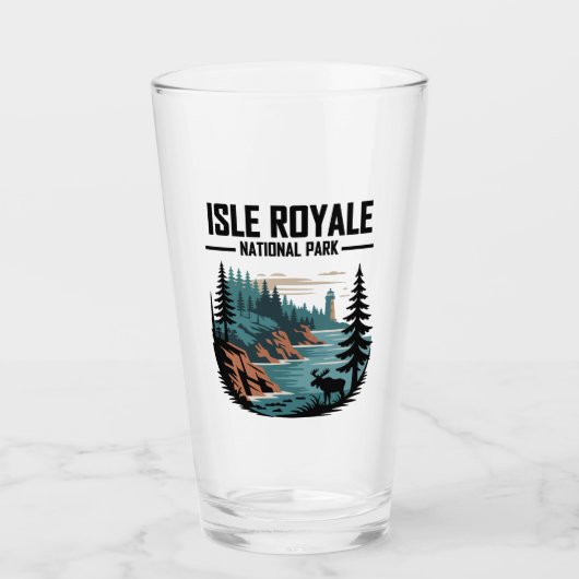 Nationalpark Isle Royale Landschaftlich Wilderness Glas (Vorderseite)