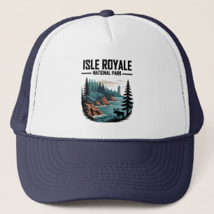 Nationalpark Isle Royale Landschaftlich Wilderness Truckerkappe