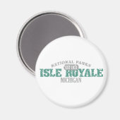 Nationalpark Isle Royale Magnet (Vorderseite/Rückseite)