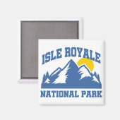 Nationalpark Isle Royale Magnet (Vorderseite/Rückseite)