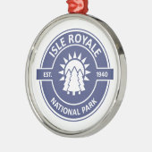Nationalpark Isle Royale Ornament Aus Metall (Links)