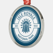 Nationalpark Isle Royale Ornament Aus Metall (Links)