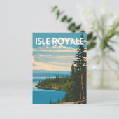 Nationalpark Isle Royale Postkarte (Stehend Vorderseite)