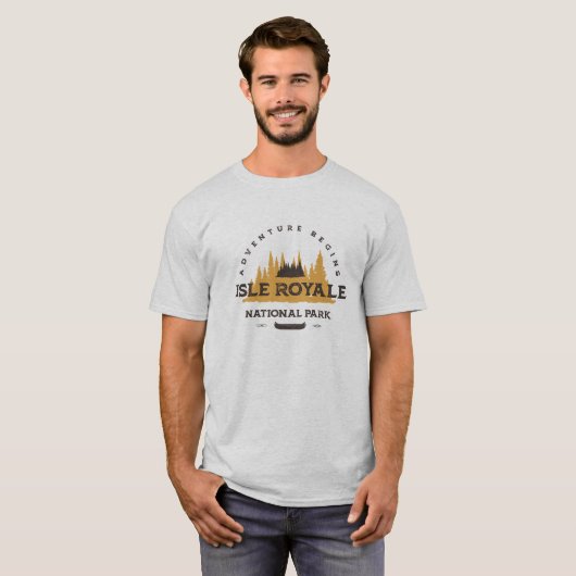 Nationalpark Isle Royale T-Shirt (Vorne ganz)