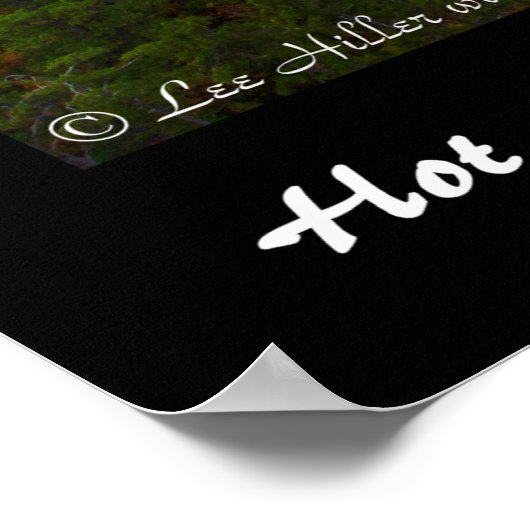 Nationalpark Jubiläum Hot Springs Herbst Aussicht Poster (Ecke)