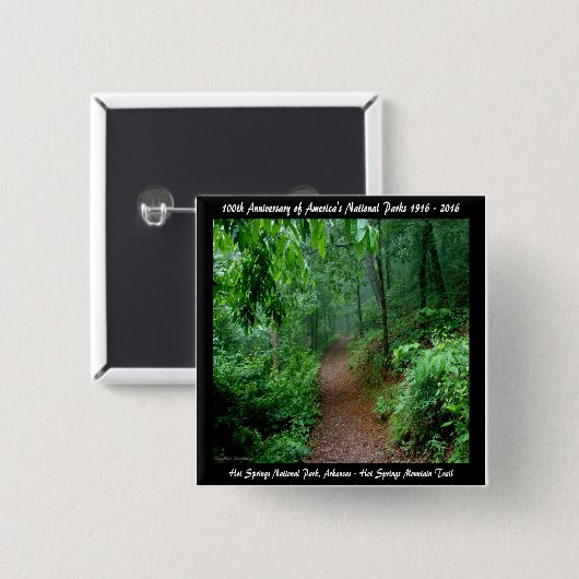 Nationalpark Jubiläum Hot Springs Mt Button (Vorne & Hinten)