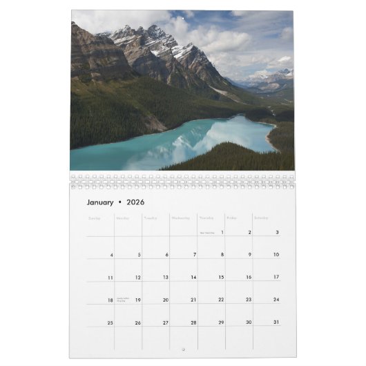 Nationalpark-Kalender Banffs Kalender (Jan 2026)