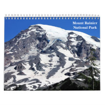 Nationalpark-Kalender des Mount Rainier