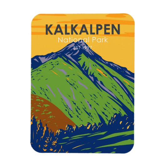 Nationalpark Kalkalpen Vintag Österreich Magnet (Vertikal)