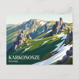 Nationalpark Karkonosze Polen Postkarte