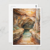 Nationalpark Karlsbad Wasserfarbenmalerei Postkarte (Vorne/Hinten)