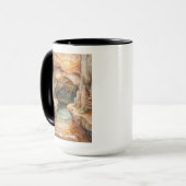 Nationalpark Karlsbad Wasserfarbenmalerei Tasse (Vorderseite Links)