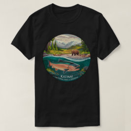 Nationalpark Katmai und Erhaltung von Lachs und Bä T-Shirt