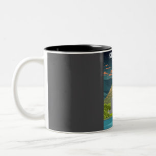 Nationalpark Killarney bei Nacht Natur Landschaft Zweifarbige Tasse