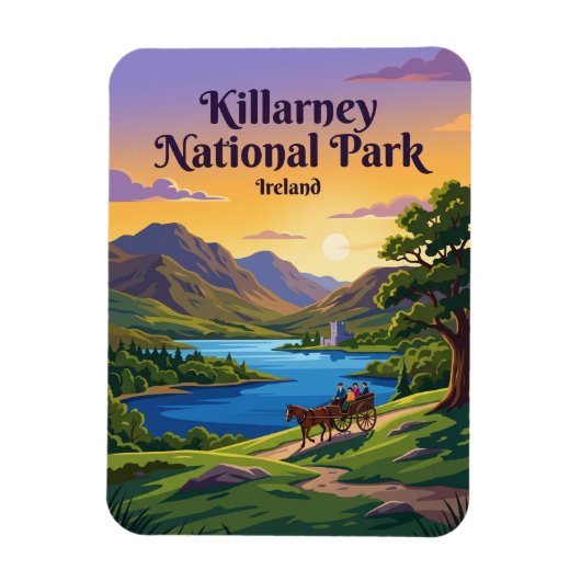 Nationalpark Killarney Irland Magnet (Vertikal)