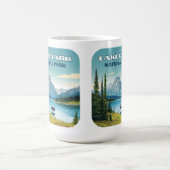 Nationalpark Klettersee Alaska Kaffeetasse (Mittel)