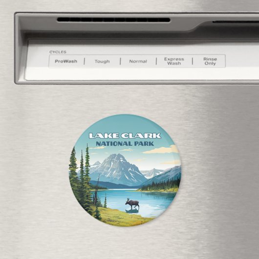 Nationalpark Klettersee Alaska Magnet (In Situ (Geschirrspüler))