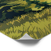 Nationalpark Klettersee Alaska Poster (Ecke)