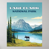 Nationalpark Klettersee Alaska Poster (Vorne)