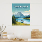 Nationalpark Klettersee Alaska Poster (Küche)