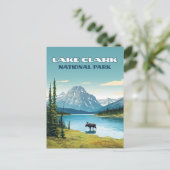 Nationalpark Klettersee Alaska Postkarte (Stehend Vorderseite)