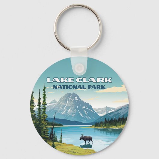 Nationalpark Klettersee Alaska Schlüsselanhänger (Vorderseite)